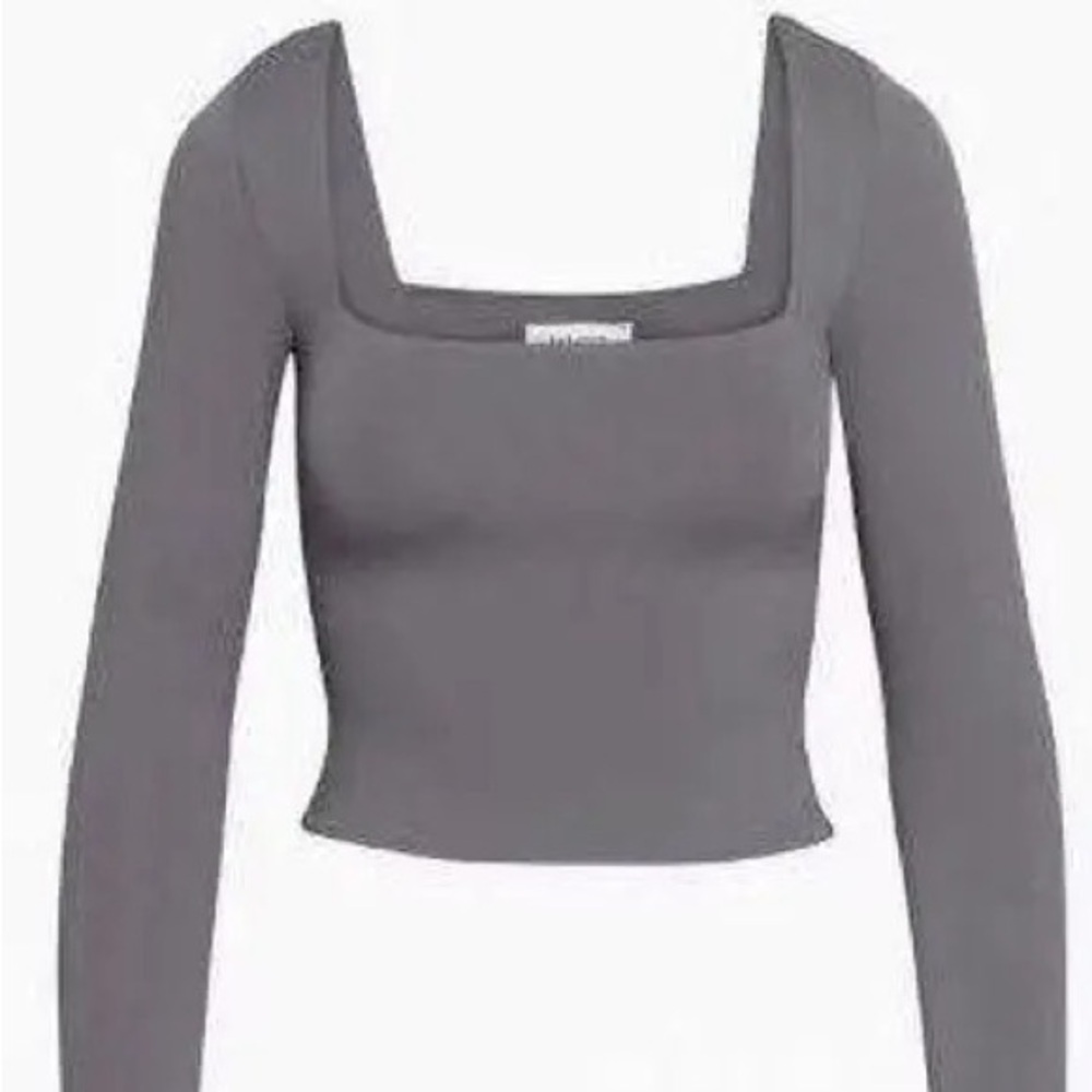 Babaton Contour Charcoal Long Sleeve Top